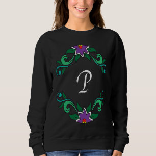 Monogram P  Dia de los Muertos inspired Sweatshirt