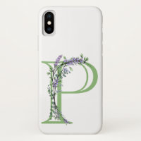 Monogram P Lavender Eucalyptus