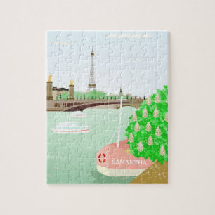 Monogram Paris Eifel Tower Puzzle with Gift Box