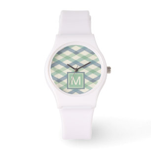 Monogram   Pastel Geometric Pattern Watch
