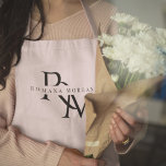 Monogram Pastel Pink Personalised Apron<br><div class="desc">Add a touch of elegance to your kitchen attire with this Monogram Pastel Pink Personalised Apron. Featuring a soft pastel pink hue and a customisable monogram, this apron is perfect for those who love to cook in style. Made from high-quality materials, it offers both comfort and durability, making it ideal...</div>