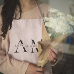 Monogram Pastel Pink Personalised Apron<br><div class="desc">Add a touch of elegance to your kitchen attire with this Monogram Pastel Pink Personalised Apron. Featuring a soft pastel pink hue and a customisable monogram, this apron is perfect for those who love to cook in style. Made from high-quality materials, it offers both comfort and durability, making it ideal...</div>