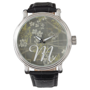 Monogram Patterned Blossom Branch I Watch