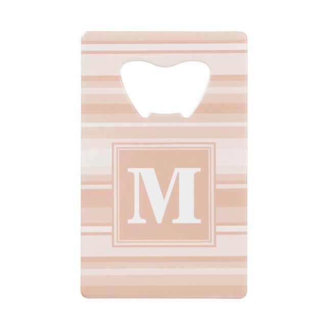 Monogram peach stripes (Front)