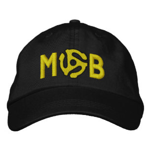 Monogram Personalise 45 spacer DJ embroidered cap