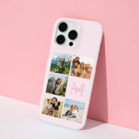 Monogram Personalised 5 Photo Collage