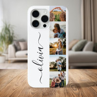 Monogram Personalised 5 Photo Collage