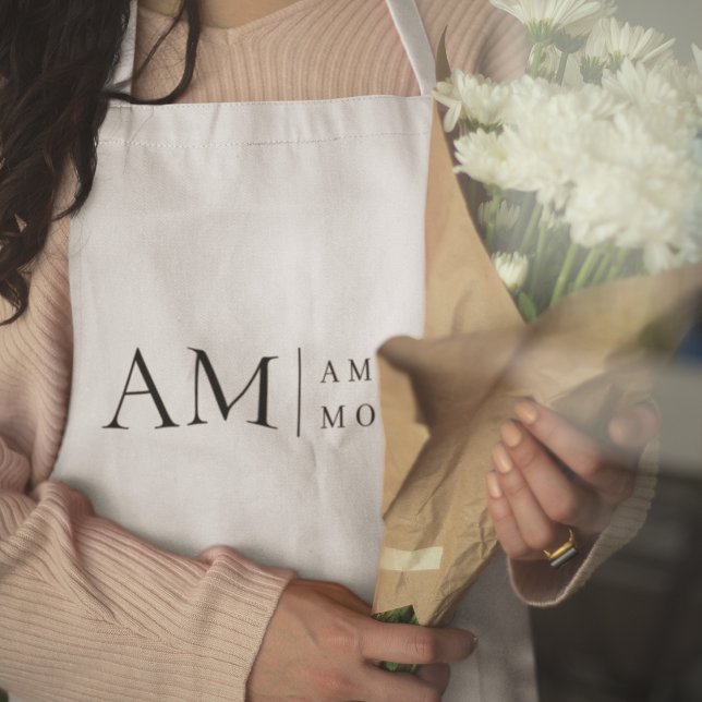 Monogram Personalised Apron (Creator Uploaded)