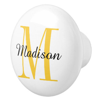 Monogram Personalised Drawer Knob