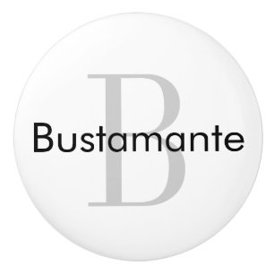 Monogram Personalised Drawer Knob