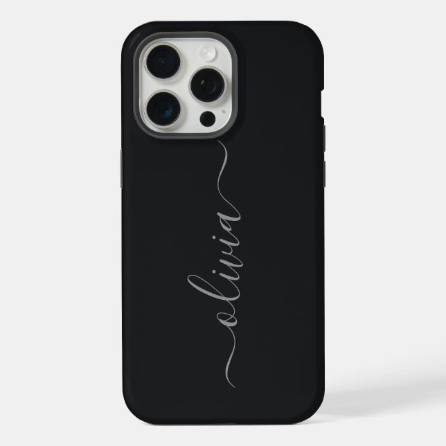 Monogram Personalised iPhone Case (Back)