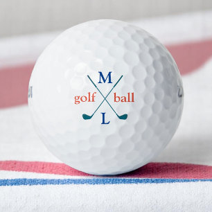 Monogram . personalised logo golf balls