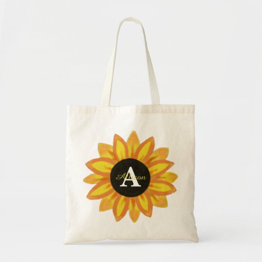 sunflower tote bag