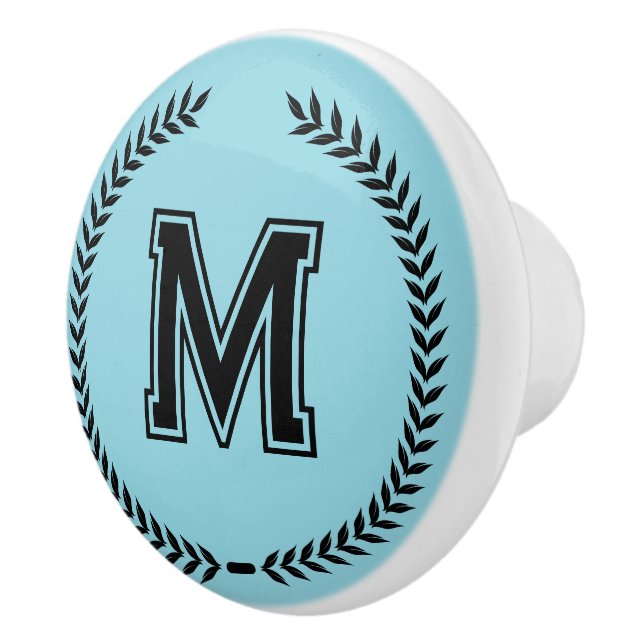 Monogram Personalized Drawer Handles Pulls Knobs  (Right)