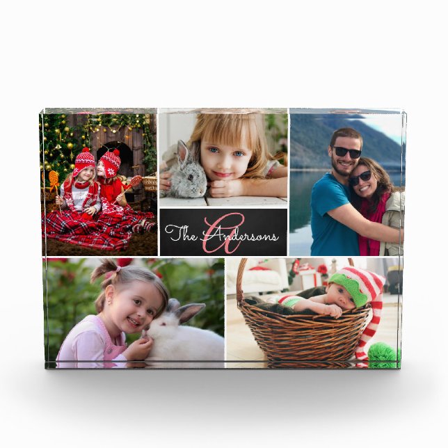 Monogram Photo Collage Family (Front)