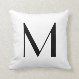 Monogram Pillows Letter M