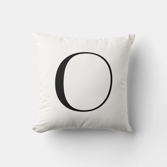 Monogram Pillows O (Front)