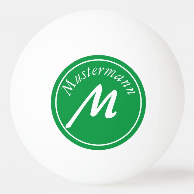 monogram ping pong ball (Front)