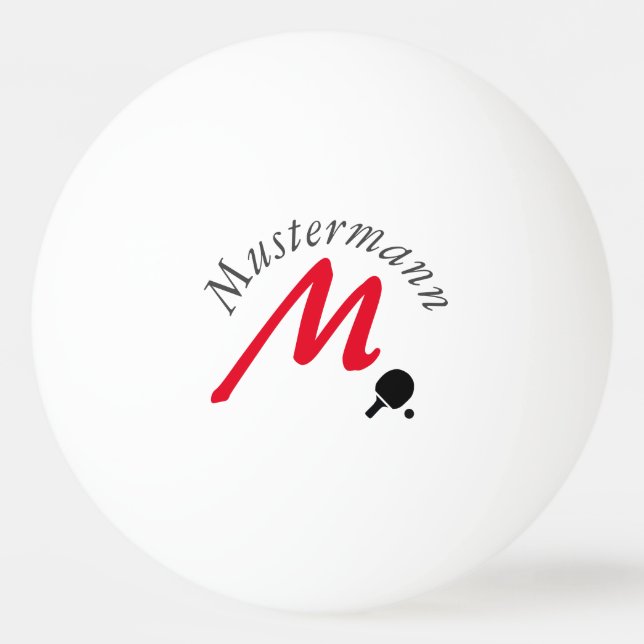 monogram ping pong ball (Front)