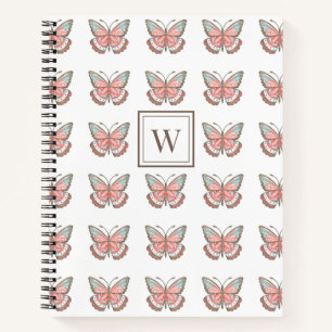 Monogram Pink Artist Sketchbook Notebook