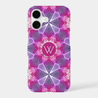Monogram Pink Boho Pattern