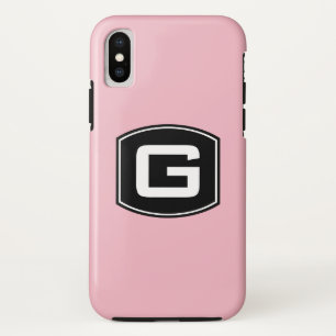 Monogram Pink iPhone X Case