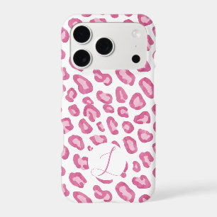 Monogram Pink Cheetah Print iPhone 17 Pro Case 