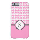 Monogram Pink Elephant Pattern Phone Case