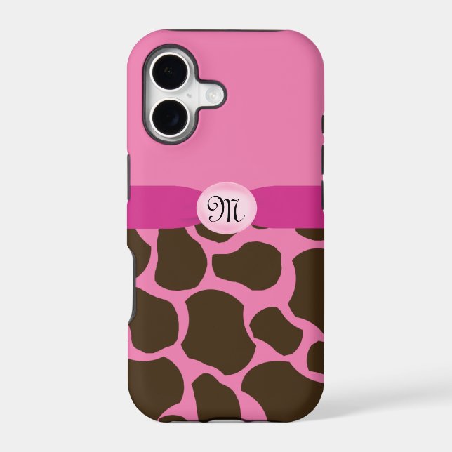 Monogram Pink Giraffe (Back)