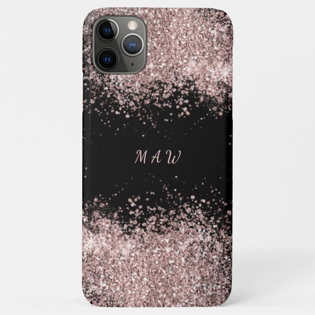 Monogram Pink Glam Case-Mate iPhone Case (Back)