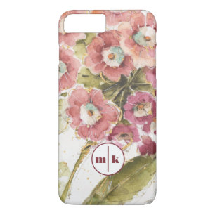 Monogram   Pink Primrose iPhone 8 Plus/7 Plus Case