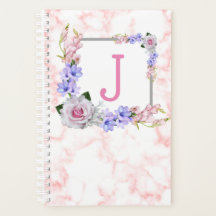 Monogram Pink Rose