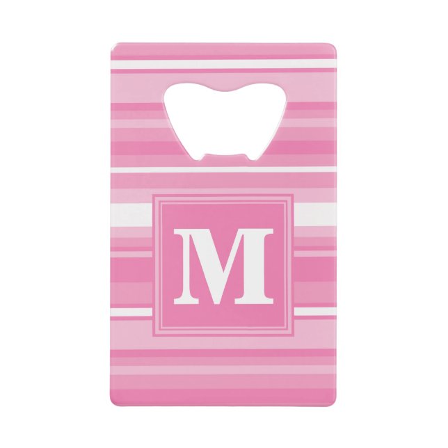 Monogram pink stripes (Front)