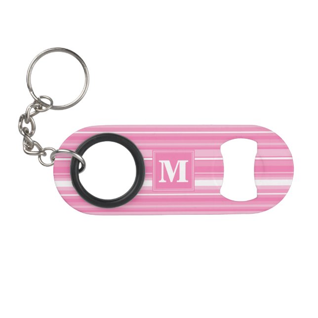 Monogram pink stripes (Front (Horizontal))