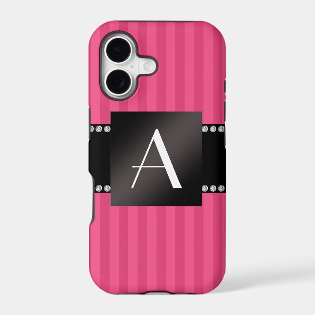 Monogram pink stripes (Back)