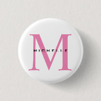 Monogram Pink Your Name Special Gift Beloved Ones