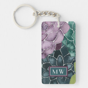 Monogram   Plant Happiness   Grow Harvest Love Key Ring