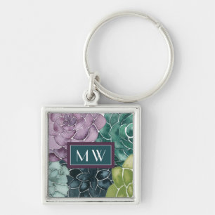 Monogram   Plant Happiness   Grow Harvest Love Key Ring