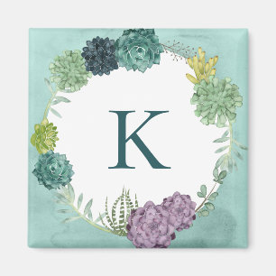Monogram   Plant Happiness   Happines is Buying Pl Magnet