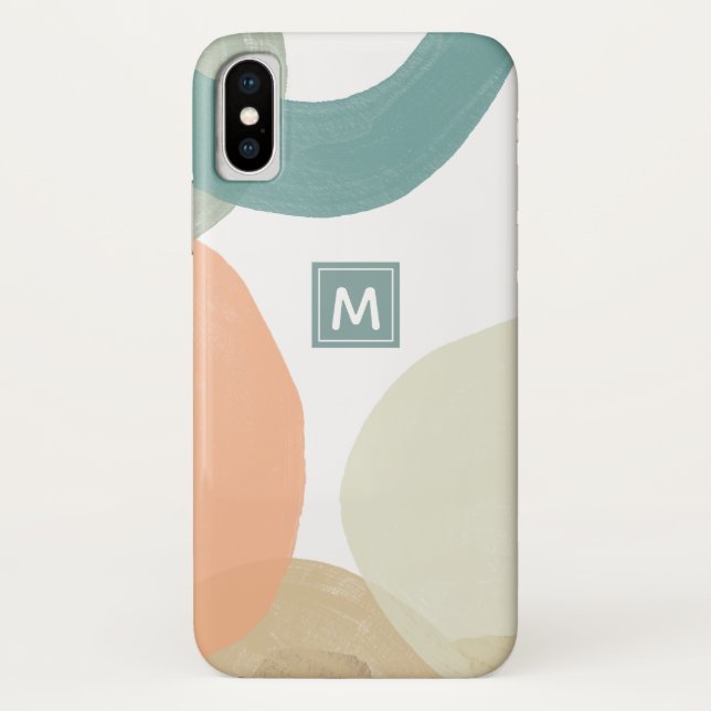 Monogram | Platelet Case-Mate iPhone Case (Back)