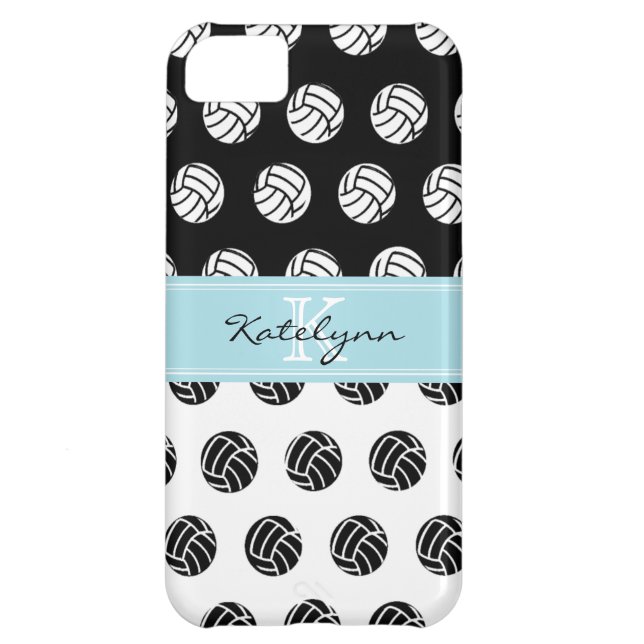 Monogram Polka Dot Volleyballs iPhone 5 Case (Back)