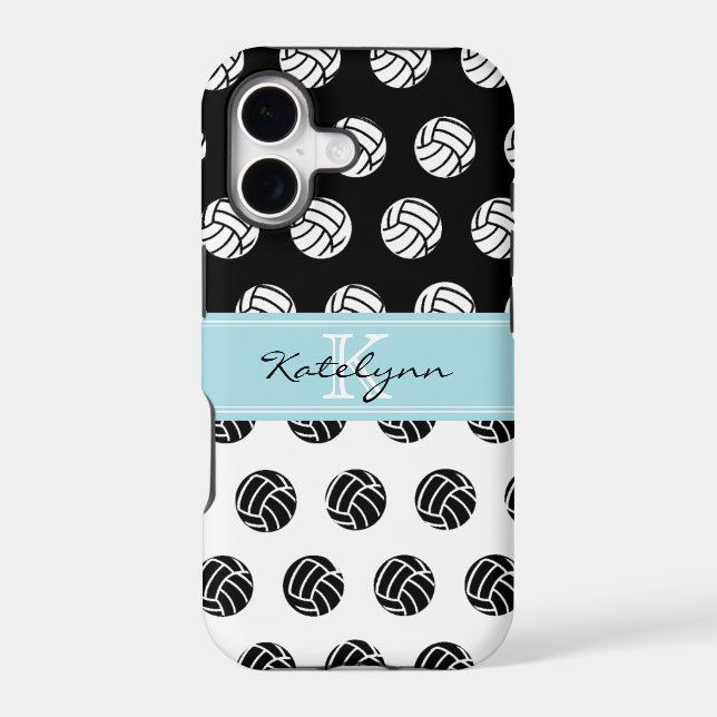 Monogram Polka Dot Volleyballs iPhone 5 Case (Back)