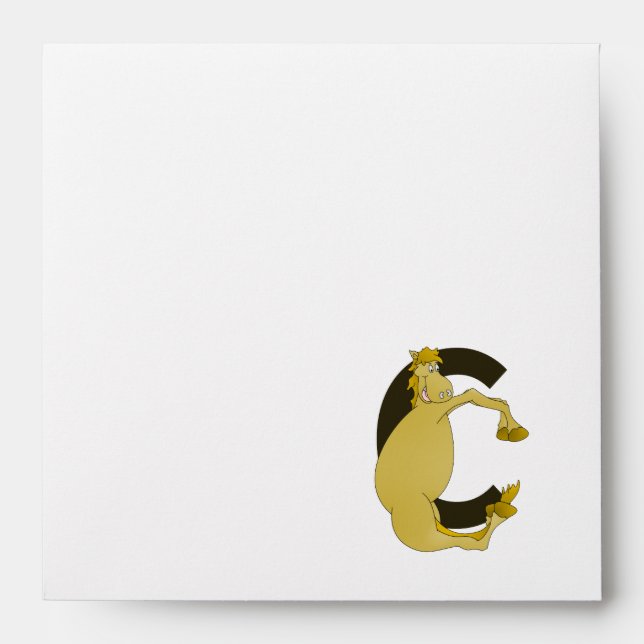 Monogram Pony C Envelopes (Front)