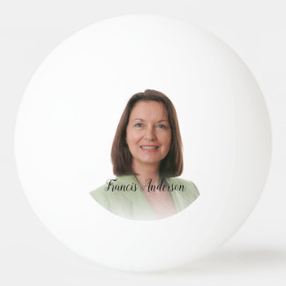 Monogram Portrait Amazing Thrilling Surprise  Ping Pong Ball