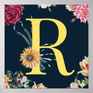 Monogram Poster