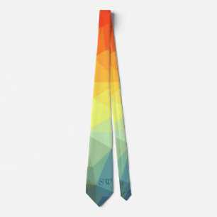 Monogram Prism Colour Trendy & Stylish Men's Tie