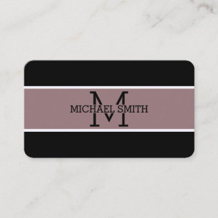 Monogram Professional Bazaar Modern Business Card