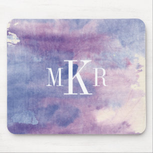 Monogram Purple Haze II Mouse Pad