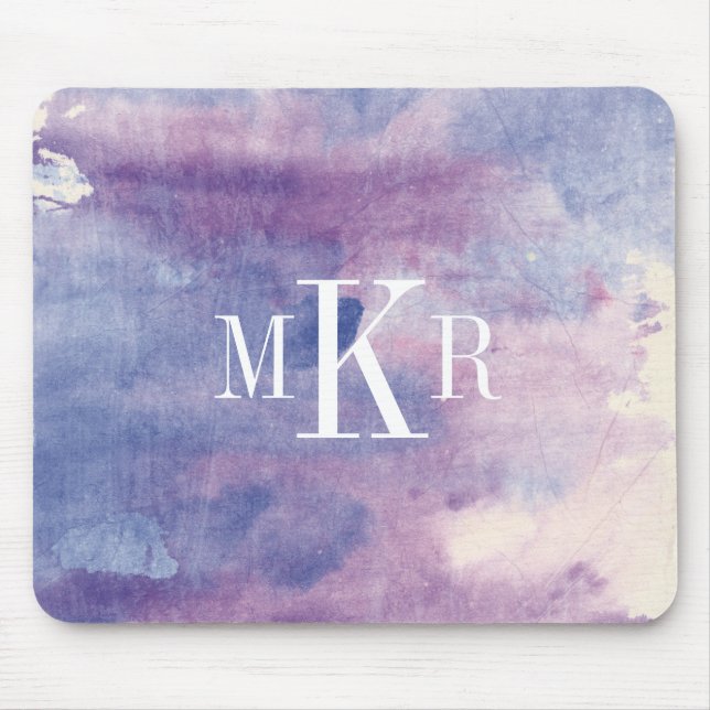 Monogram | Purple Haze II Mouse Pad (Front)