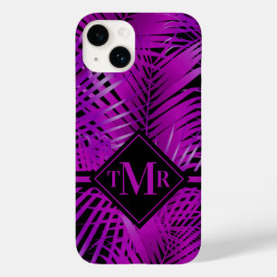 Monogram Purple Palm Case-Mate iPhone 14 Case